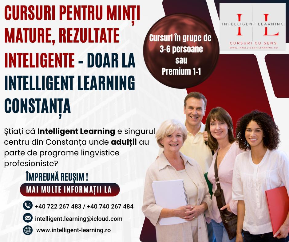 Intelligent Learning -  Singurul centru din Constanța de cursuri limbi străine pentru adulți